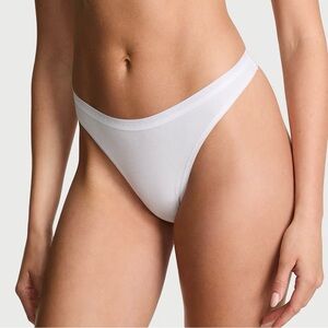 Victoria’s Secret Stretch Cotton High Leg Scoop Thong Panty